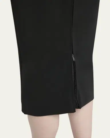 Giorgio Armani Stretch Jersey Body-Con Midi Dress | Thumbnail 9