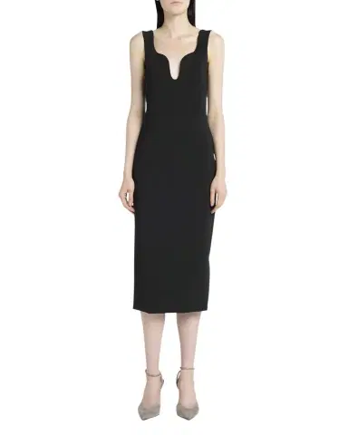 Giorgio Armani Stretch Jersey Body-Con Midi Dress | Thumbnail 1
