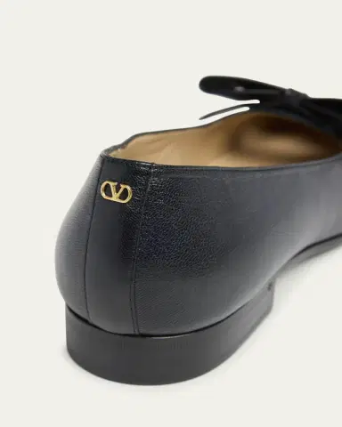 Valentino Garavani Men's Bowow Ballerina Leather Loafers | Thumbnail 5