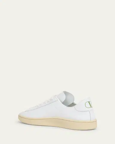 Valentino Garavani Men's Royco V Logo Calfskin Low-Top Sneakers | Thumbnail 4
