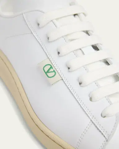 Valentino Garavani Men's Royco V Logo Calfskin Low-Top Sneakers | Thumbnail 5