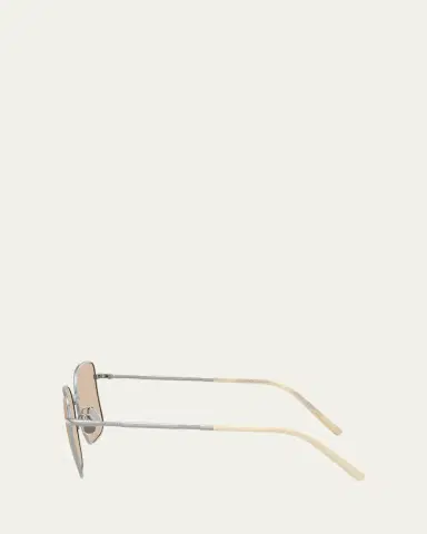 Brunello Cucinelli BC1005T Rectangular Titanium Sunglasses | Thumbnail 3 Brunello Cucinelli BC1005T Rectangular Titanium Sunglasses | Thumbnail 3