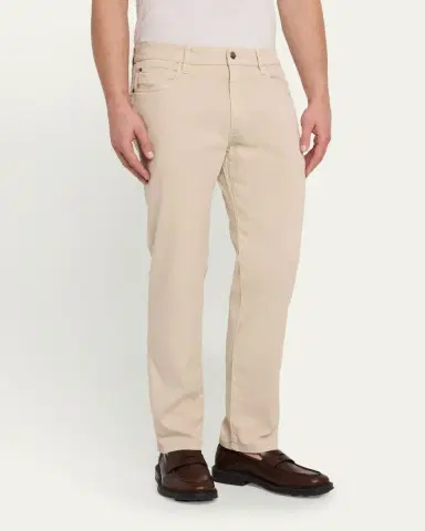 Loro Piana Men's Quarona Linen and Cotton Stretch Five-Pocket Pants | Thumbnail 4 Loro Piana Men's Quarona Linen and Cotton Stretch Five-Pocket Pants | Thumbnail 4