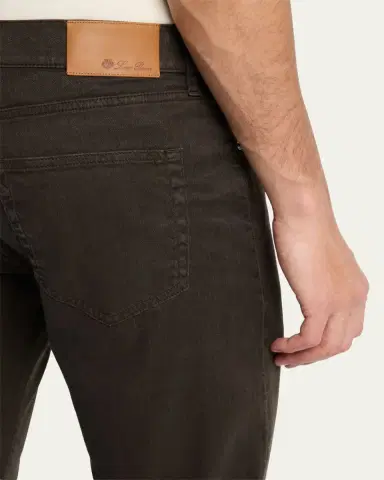Loro Piana Men's Quarona Linen and Cotton Stretch Five-Pocket Pants | Thumbnail 9 Loro Piana Men's Quarona Linen and Cotton Stretch Five-Pocket Pants | Thumbnail 9