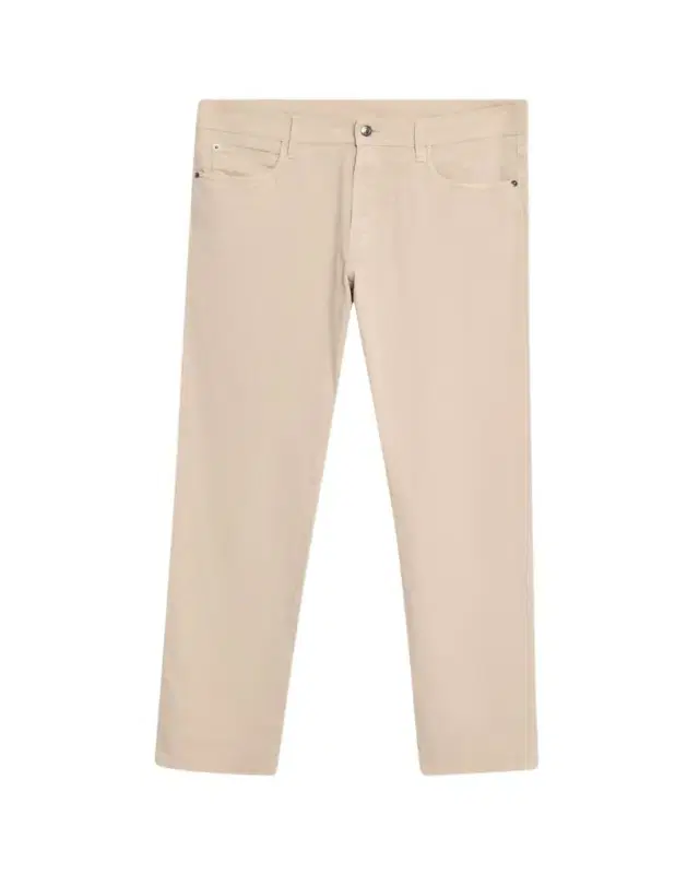 Men's Quarona Linen and Cotton Stretch Five-Pocket Pants