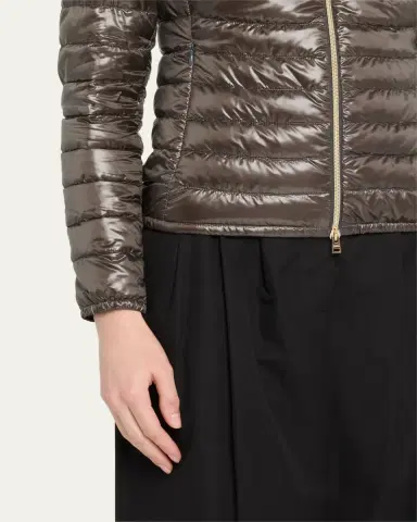 HERNO Angela Short Down Jacket with Detachable Hood | Thumbnail 5 HERNO Angela Short Down Jacket with Detachable Hood | Thumbnail 5