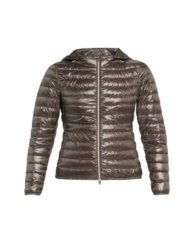 Herno Angela Short Down Jacket with Detachable Hood