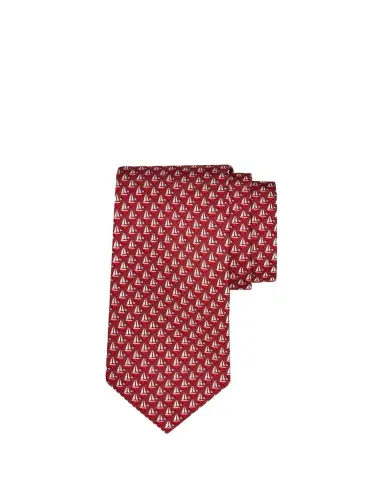 Ferragamo Men's Geometric Silk and Wool Tie | Thumbnail 1