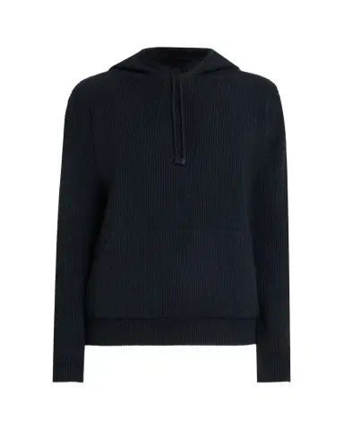 Bergdorf Goodman Men's Ribbed Silk-Cotton Hoodie | Thumbnail 1