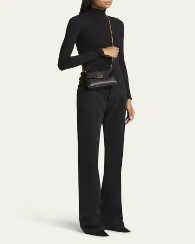 Balenciaga Rodeo Nano Flap Leather Crossbody Bag | Thumbnail 5