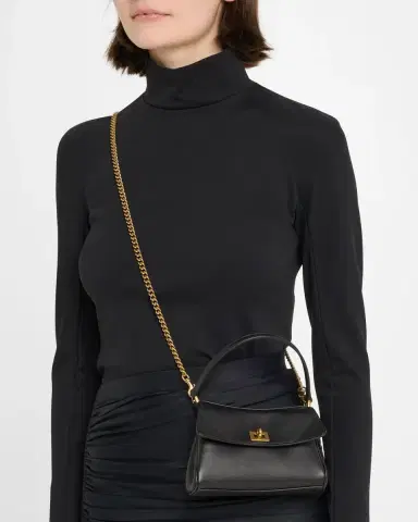 Balenciaga Rodeo Nano Flap Leather Crossbody Bag | Thumbnail 6