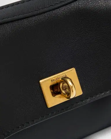 Balenciaga Rodeo Nano Flap Leather Crossbody Bag | Thumbnail 10