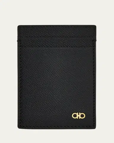 Ferragamo Men's Micro Gancio Money Clip Card Holder | Thumbnail 3 Ferragamo Men's Micro Gancio Money Clip Card Holder | Thumbnail 3