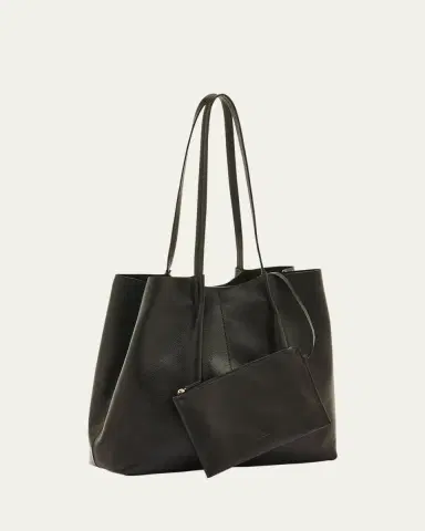 Il Bisonte Nina Pleated Leather Tote Bag | Thumbnail 3