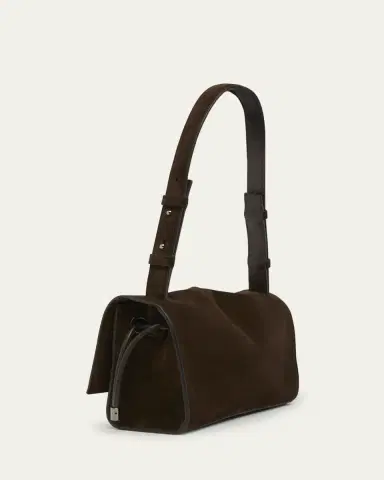 Christian Louboutin Baggy Small Shoulder Bag in Suede | Thumbnail 13 Christian Louboutin Baggy Small Shoulder Bag in Suede | Thumbnail 13