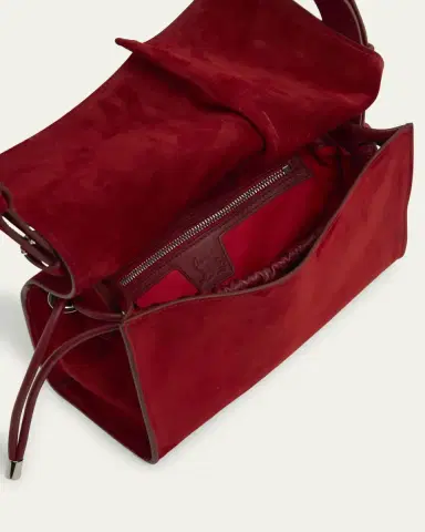Christian Louboutin Baggy Small Shoulder Bag in Suede | Thumbnail 18 Christian Louboutin Baggy Small Shoulder Bag in Suede | Thumbnail 18