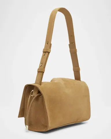 Christian Louboutin Baggy Small Shoulder Bag in Suede | Thumbnail 25 Christian Louboutin Baggy Small Shoulder Bag in Suede | Thumbnail 25