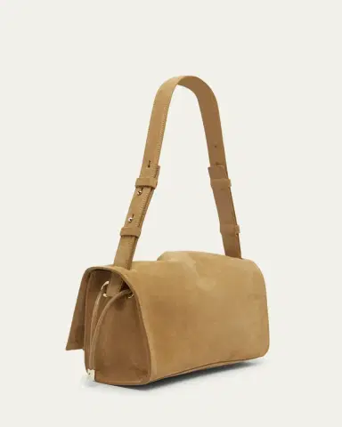 Christian Louboutin Baggy Small Shoulder Bag in Suede | Thumbnail 8 Christian Louboutin Baggy Small Shoulder Bag in Suede | Thumbnail 8