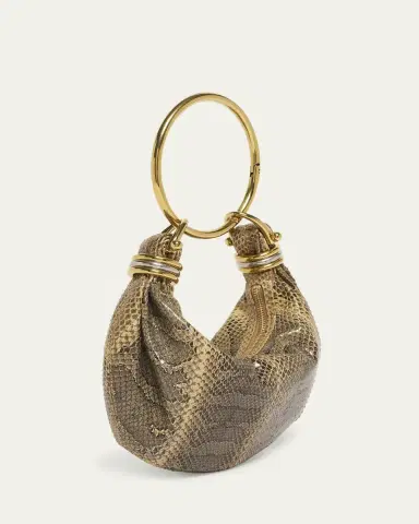 Chloé Bracelet Hobo Bag in Snakeskin | Thumbnail 7