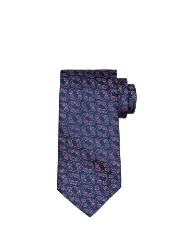 Charvet Men's Snorkel-Pattern Silk Tie | Thumbnail 1 Charvet Men's Snorkel-Pattern Silk Tie | Thumbnail 1