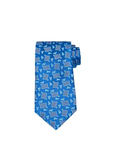 Charvet Men's Woven Geometric Square Silk Tie | Thumbnail 1