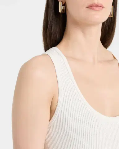 Milly Ribbed Sheer-Knit Mini Dress | Thumbnail 4