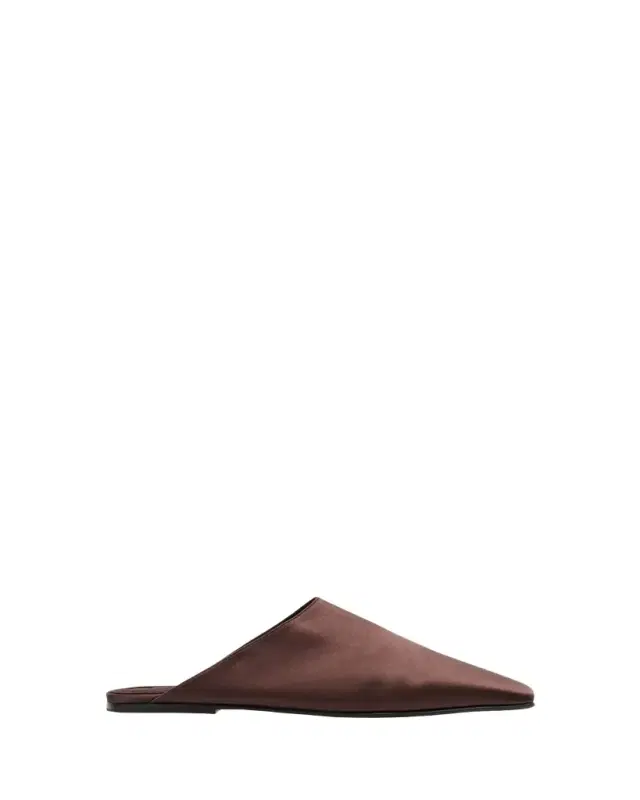 Alba Satin Ballerina Mules