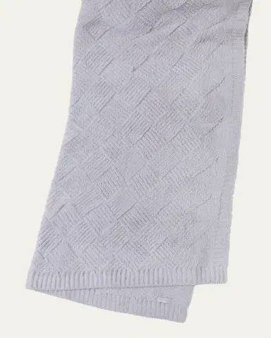 Barefoot Dreams CozyChic Diamond Weave Blanket | Thumbnail 2