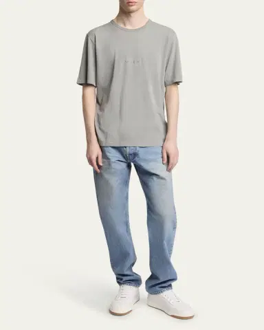 Saint Laurent Men's Basic Logo T-Shirt | Thumbnail 6 Saint Laurent Men's Basic Logo T-Shirt | Thumbnail 6