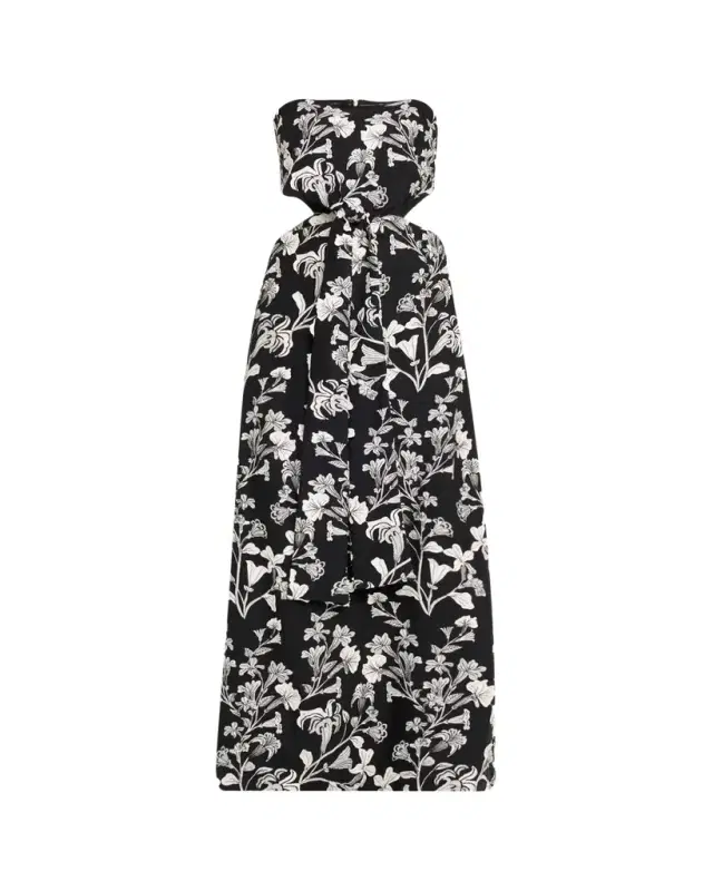 Malaquita Strapless Cutout Maxi Dress Malaquita Strapless Cutout Maxi Dress