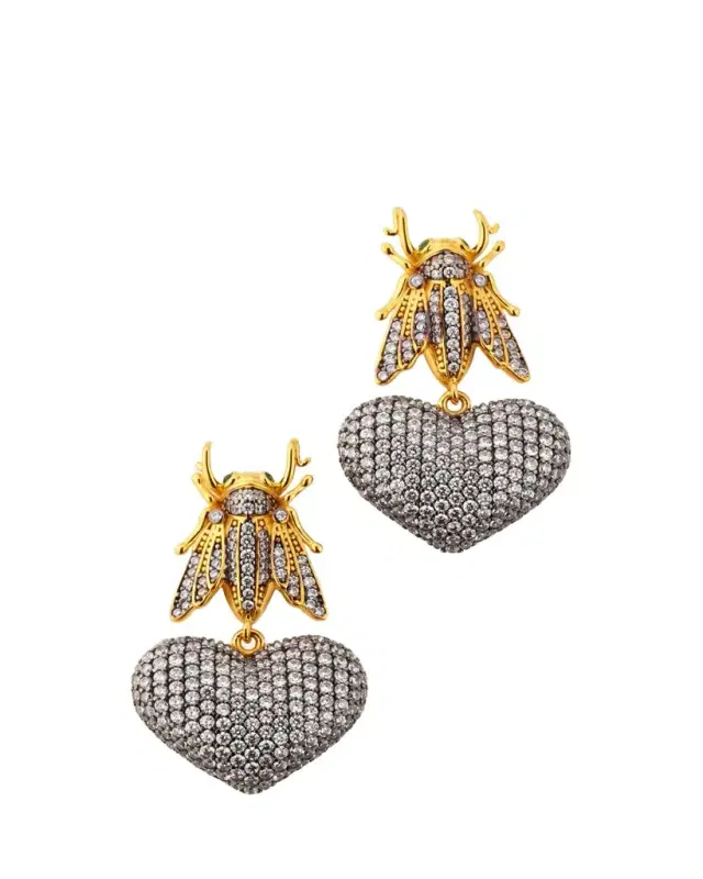 Begum Khan Baby Bee Mon Amour Dangle Earrings