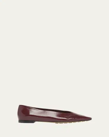 Bottega Veneta Sofia Pointed Leather Ballet Flats | Thumbnail 6 Bottega Veneta Sofia Pointed Leather Ballet Flats | Thumbnail 6