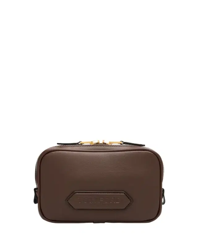 TOM FORD Men's Alexander Leather North/South Crossbody Bag