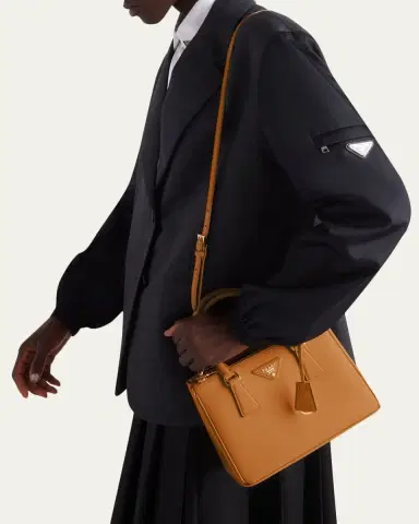 Prada Small Galleria Leather Top-Handle Bag | Thumbnail 4 Prada Small Galleria Leather Top-Handle Bag | Thumbnail 4