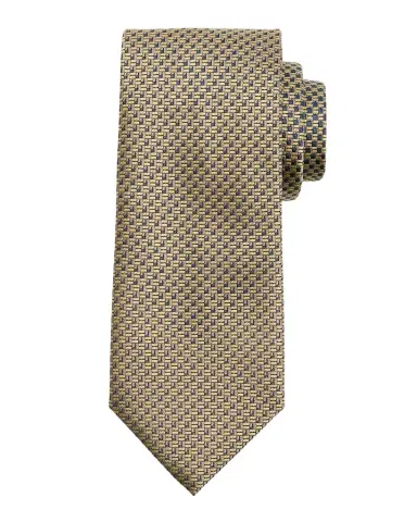 Brioni Men's Staggered Box Silk Tie | Thumbnail 1