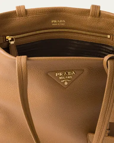 Prada Daino Soft Leather Tote Bag | Thumbnail 4 Prada Daino Soft Leather Tote Bag | Thumbnail 4