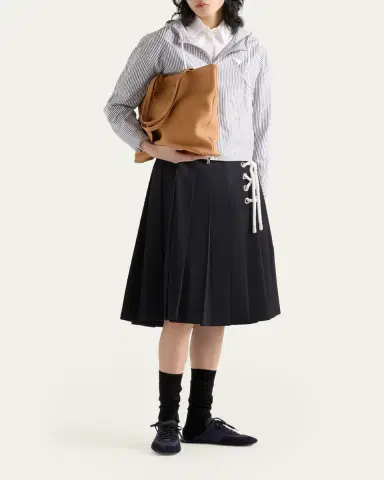 Prada Daino Soft Leather Tote Bag | Thumbnail 5 Prada Daino Soft Leather Tote Bag | Thumbnail 5