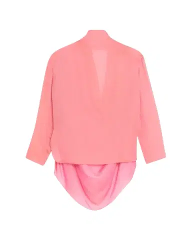Giorgio Armani Iridescent Chiffon Cowl Backless Tunic | Thumbnail 1