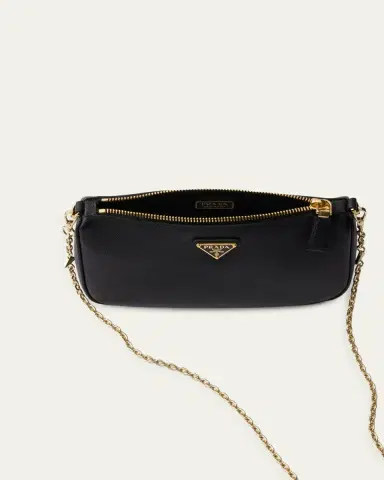 Prada Mini Saffiano Leather Shoulder Bag | Thumbnail 3