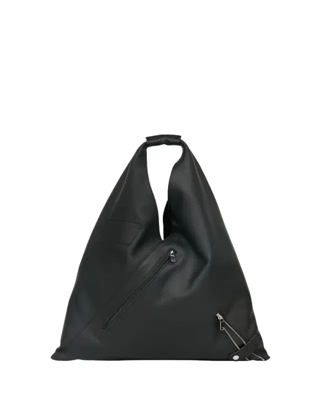 Classic Japanese Biker Leather Shoulder Bag