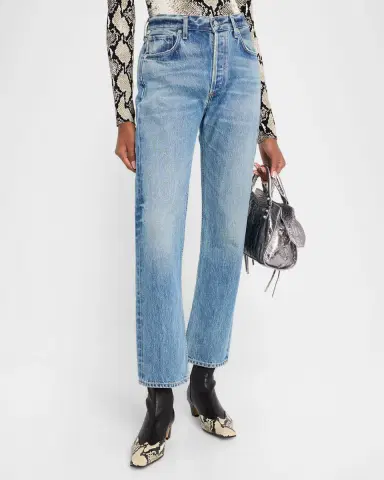 Citizens of Humanity Blaine High-Rise Straight Ankle Jeans | Thumbnail 3