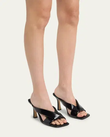 Bottega Veneta Criss Cross Padded Leather Slide Sandals | Thumbnail 2 Bottega Veneta Criss Cross Padded Leather Slide Sandals | Thumbnail 2