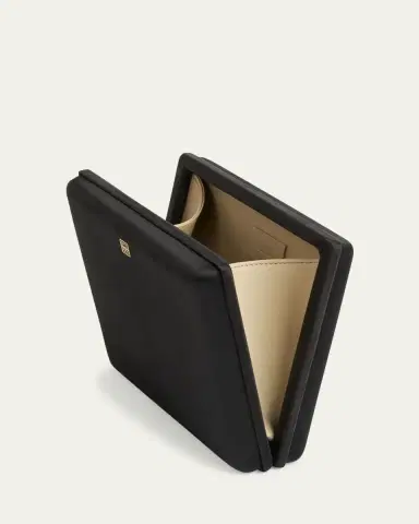 Toteme Box Satin Clutch Bag | Thumbnail 2