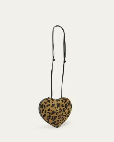 ALAÏA Le Coeur Crossbody Bag in Leopard Calf Hair | Thumbnail 3 ALAÏA Le Coeur Crossbody Bag in Leopard Calf Hair | Thumbnail 3