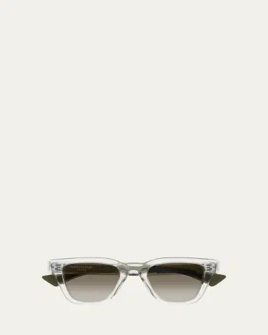 Saint Laurent Men's SL 789 Jacquesm Acetate Rectangle Sunglasses | Thumbnail 5