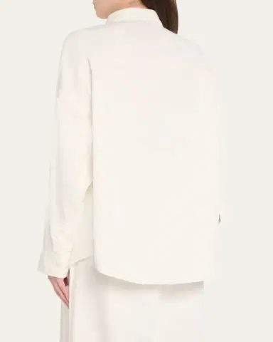 Dries Van Noten Casio Denim Button Down Shirt | Thumbnail 3
