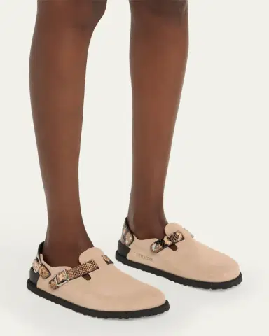 1774 Birkenstock Tokio Mixed Leather Slingback Mules | Thumbnail 2 1774 Birkenstock Tokio Mixed Leather Slingback Mules | Thumbnail 2