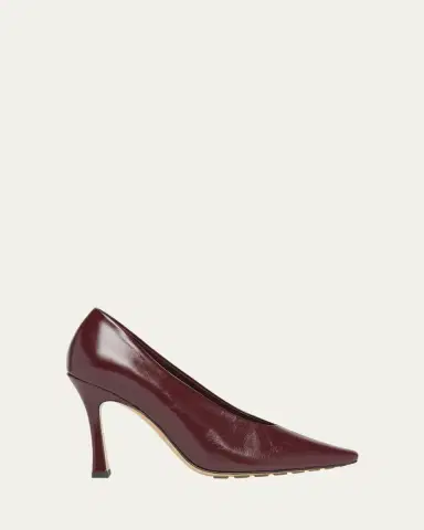 Bottega Veneta Leather Stiletto Sporty Pumps | Thumbnail 17