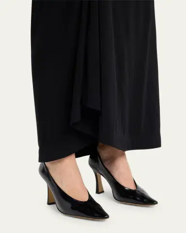 Bottega Veneta Leather Stiletto Sporty Pumps | Thumbnail 7