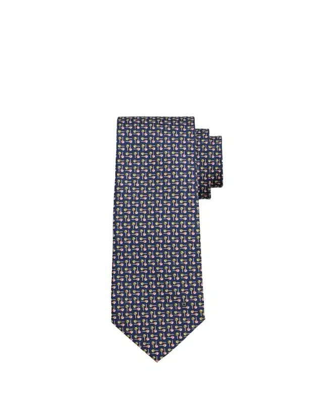 Men's Micro-Lollipop Print Tie